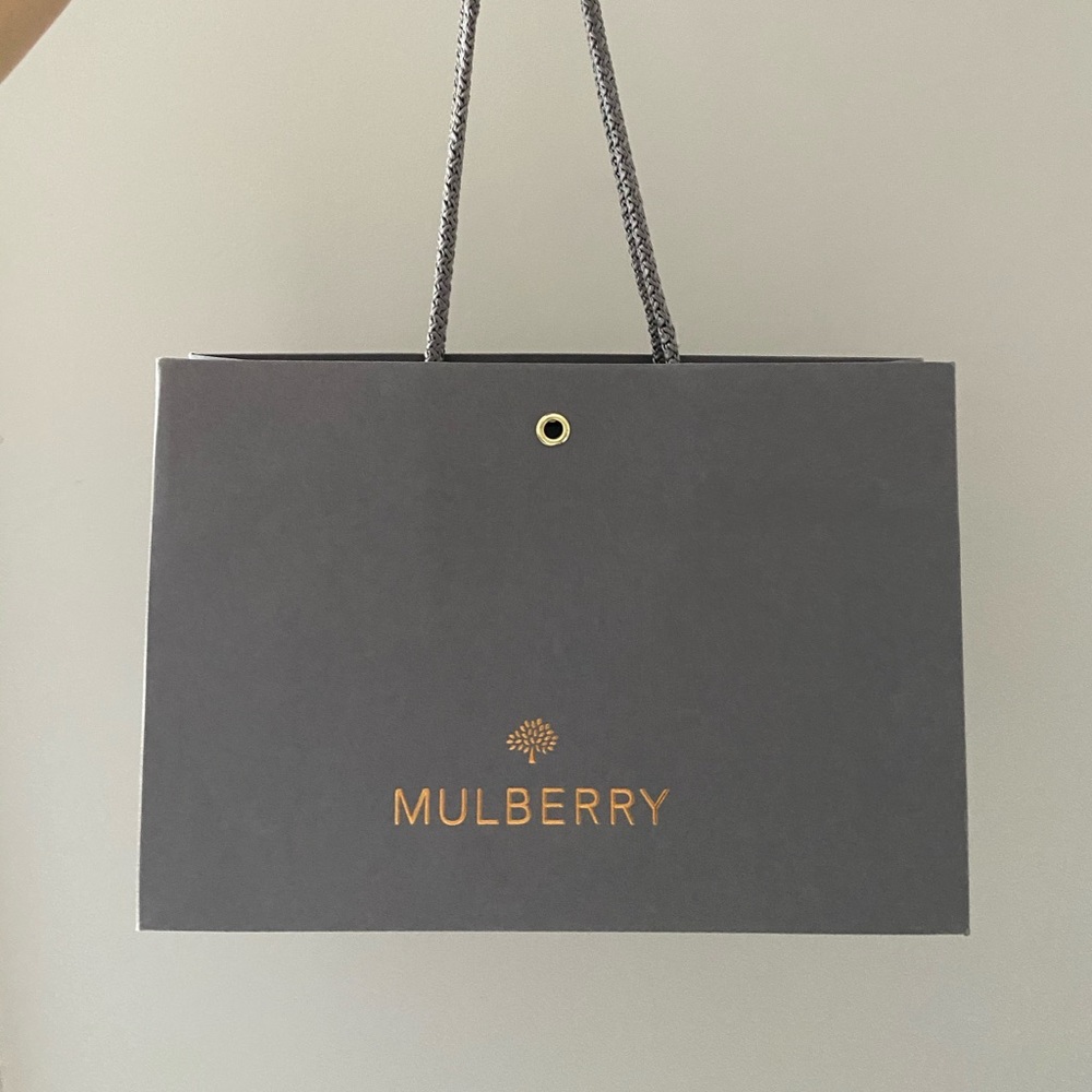 Mulberry wallet paper bag only